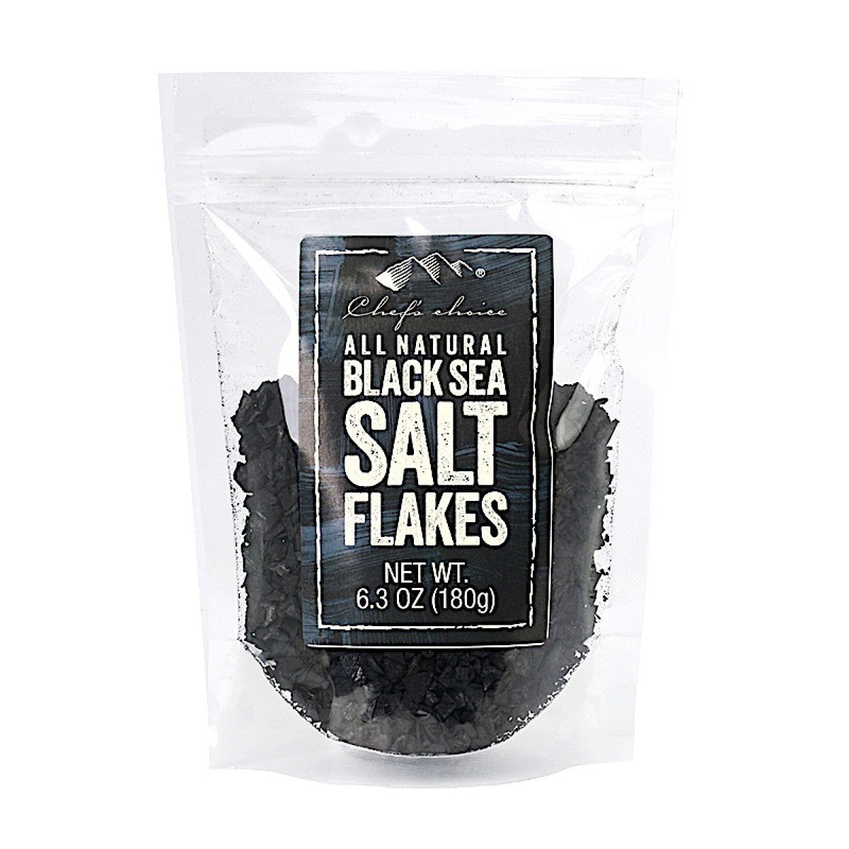 Chef's Choice - All Natural Black Sea Salt Flakes 180g