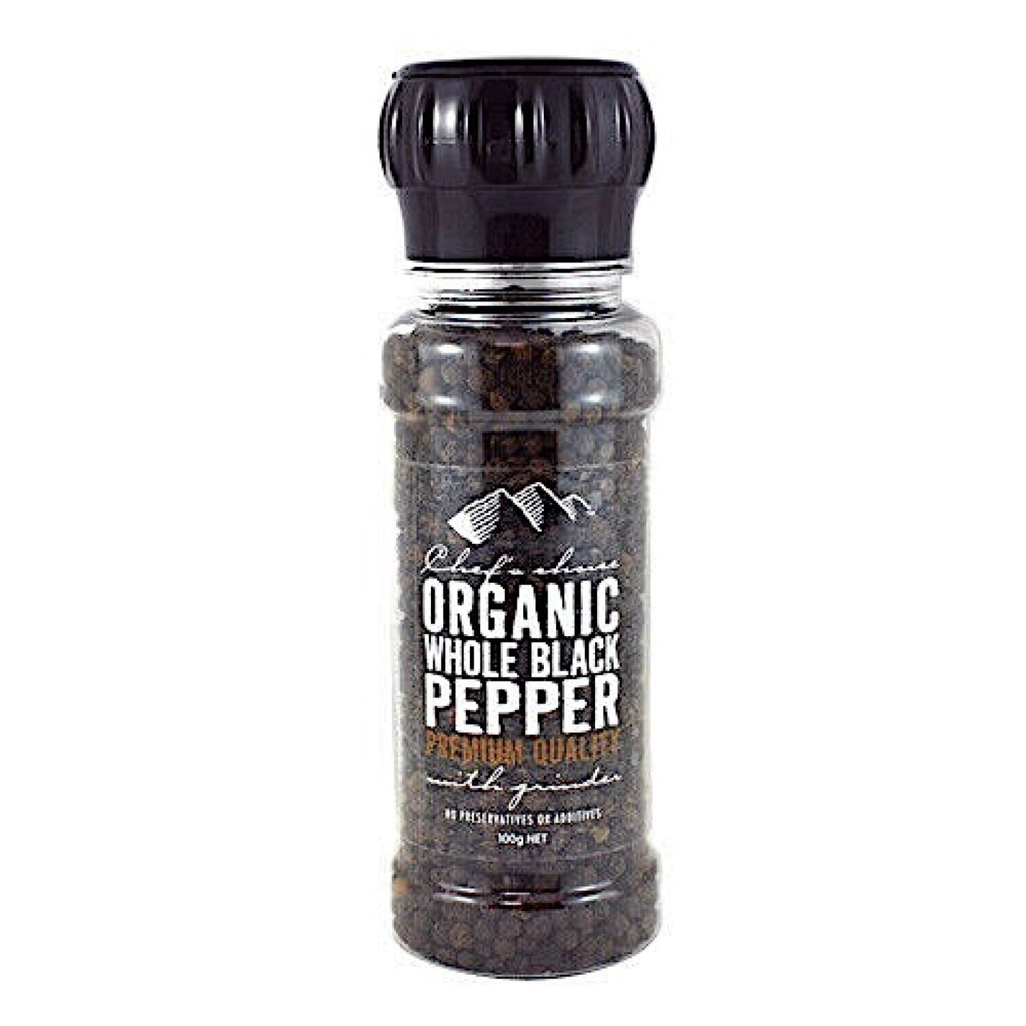 Chef's Choice - Grinder Whole Black Pepper 100g