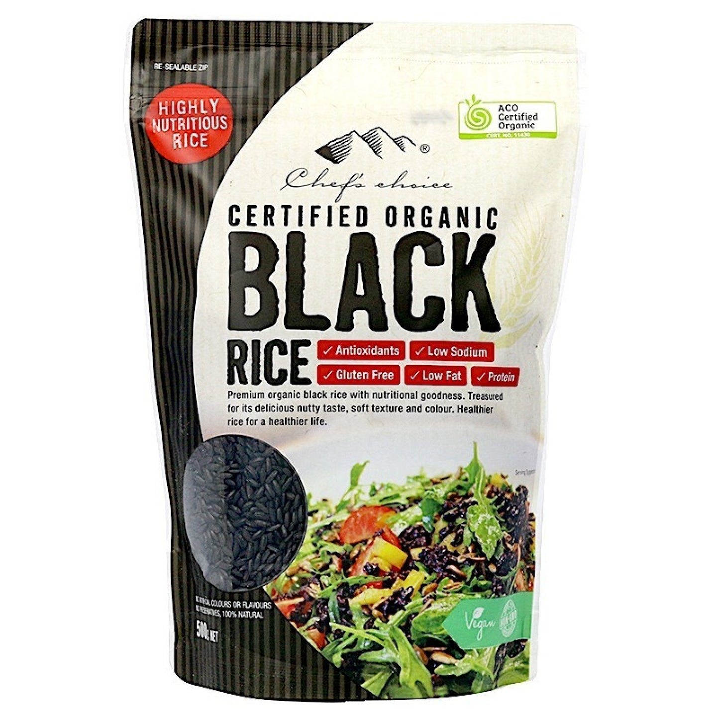 Chef's Choice - Organic Black Rice 500g