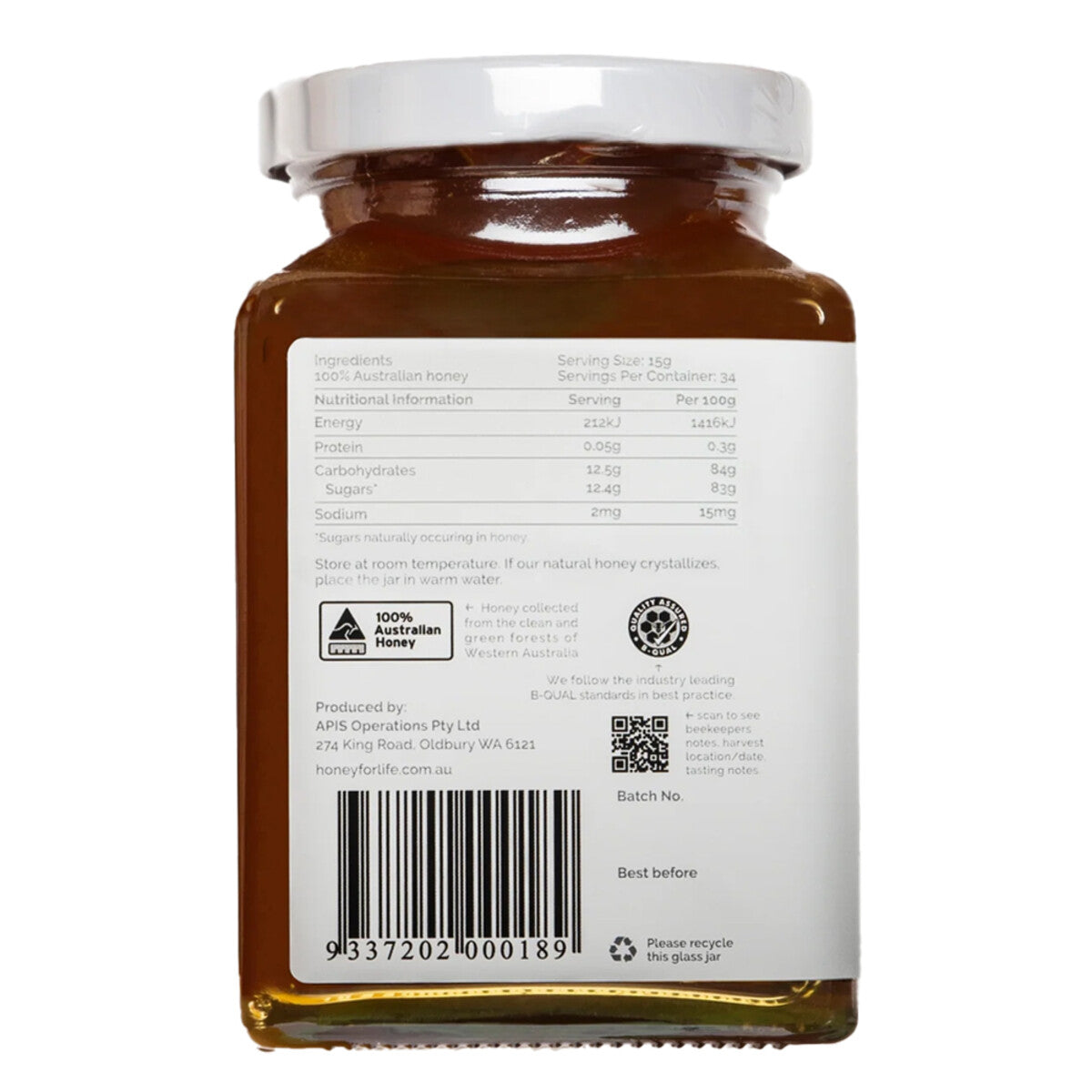 Honey For Life - Honey For Life Super Jarrah TA50+ 260g