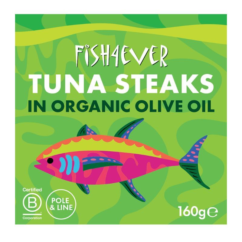 Fish 4 Ever - Azores (Skipjack) Tuna Steaks in Olive Oil 160g