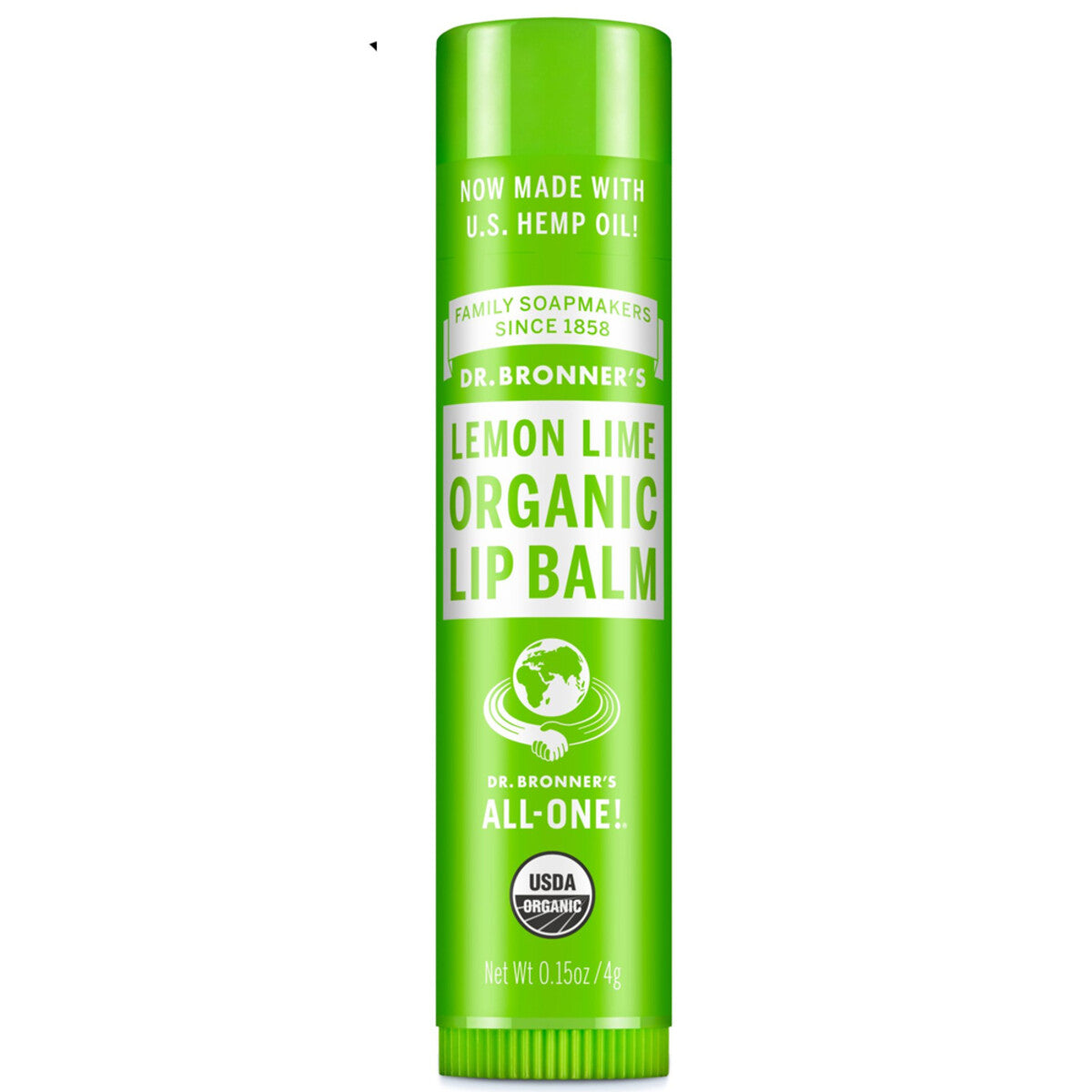 Dr Bronner's - Lemon Lime Lip Balm Hang Sell 4g