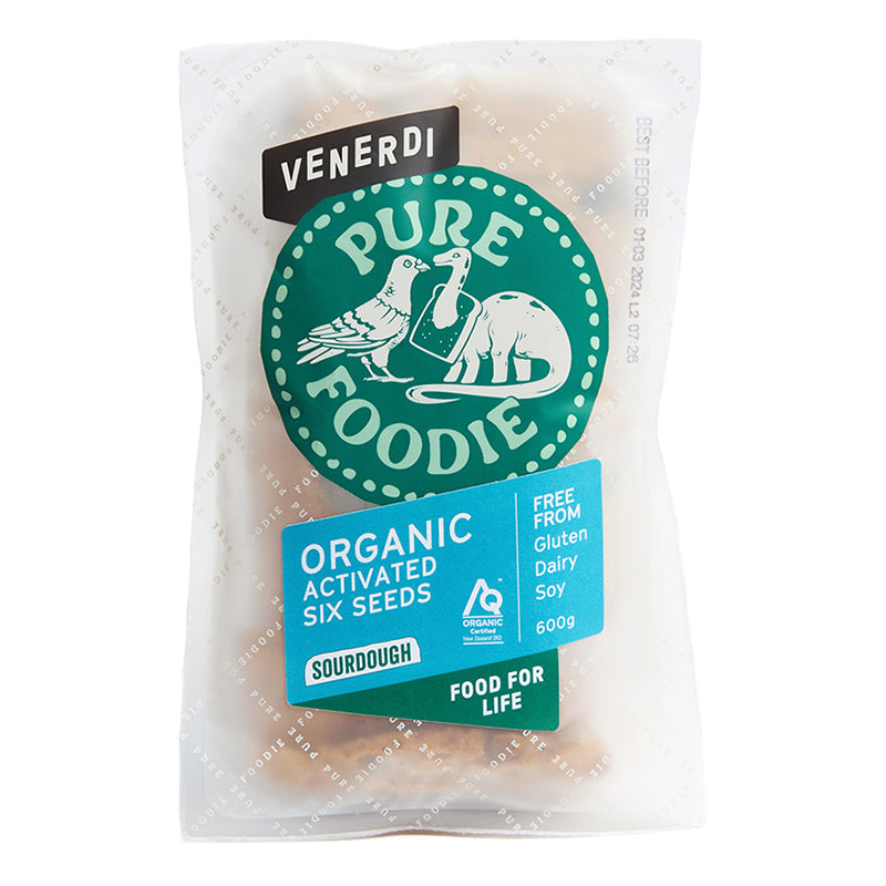 Venerdi - Organic Sourdough Activated 6 Seed 600g