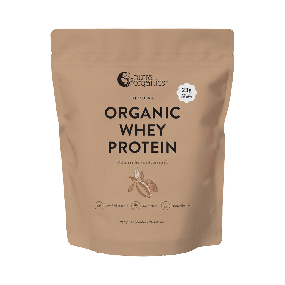 Nutra Organics - Organic Whey Protein Chocolate 750g