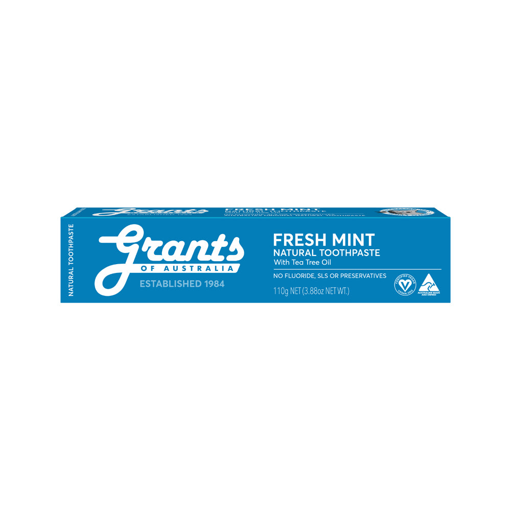 Grants - Natural Toothpaste Fresh Mint with Tea Tree Oil 110g