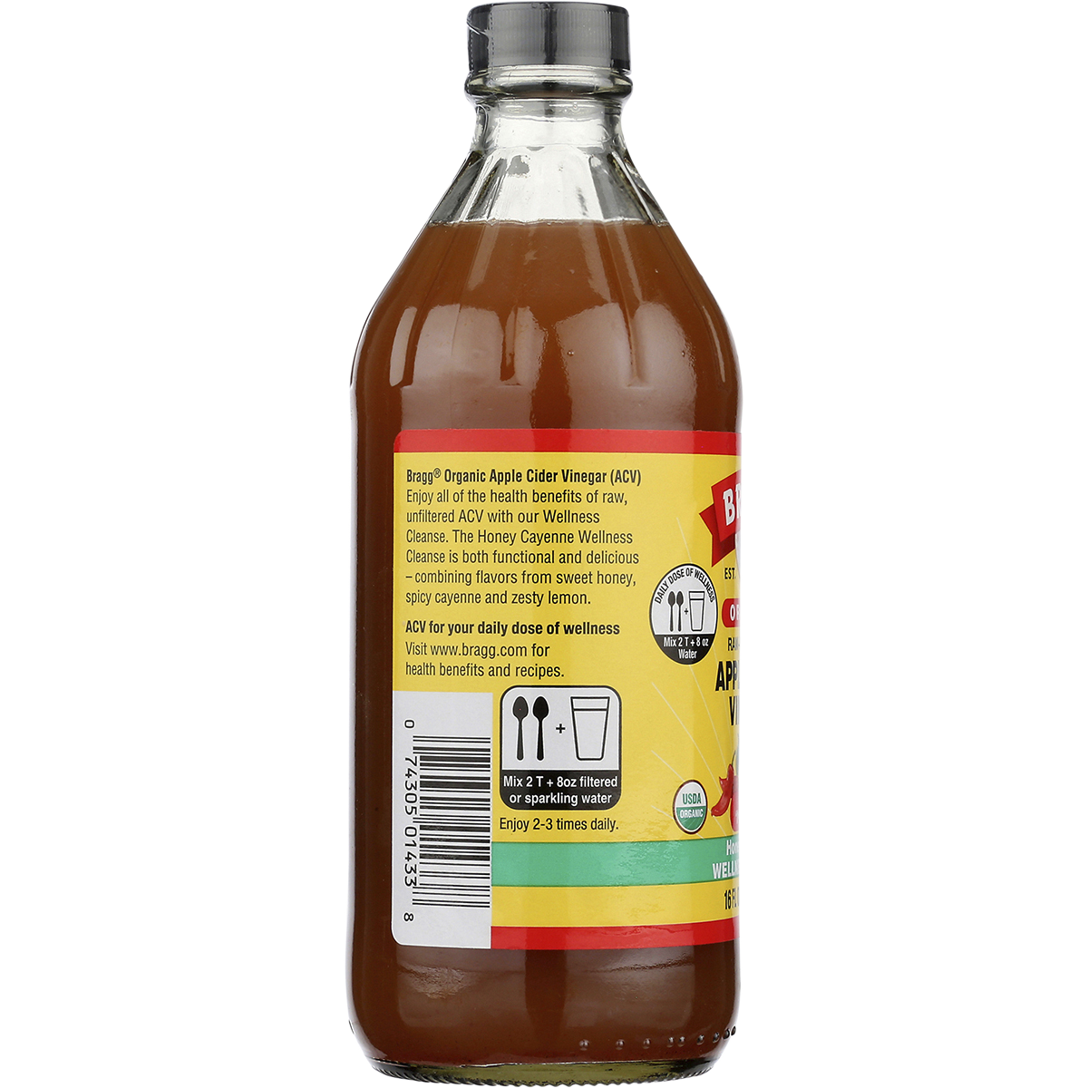 Bragg - Apple Cider Vinegar Honey Cayenne Wellness Cleanse 473ml