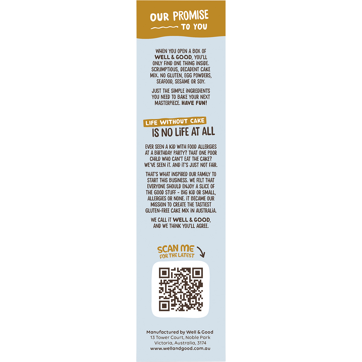 Well & Good - Caramel Slice Mix 315g