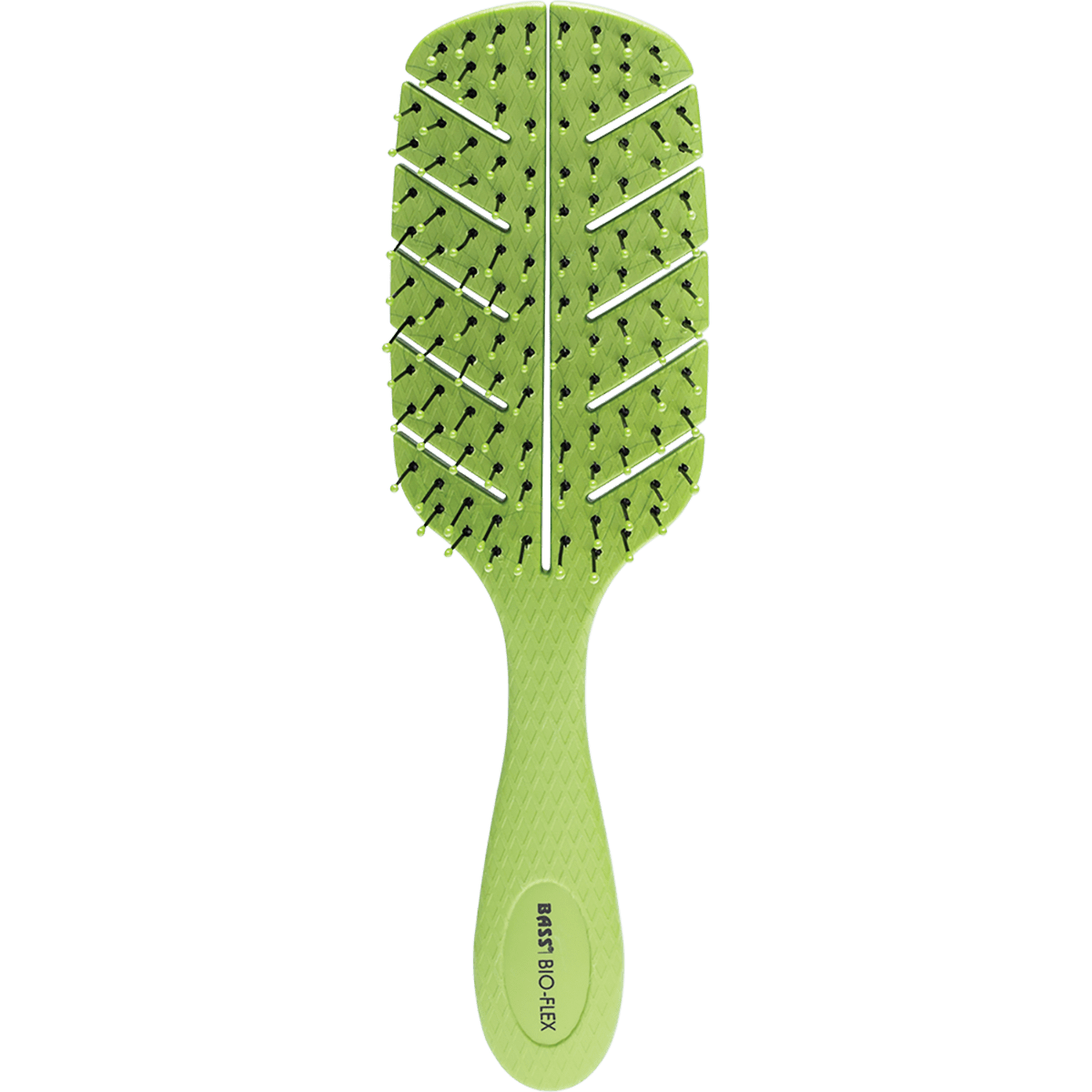 Bass - Bio-Flex Detangler Hair Brush Green