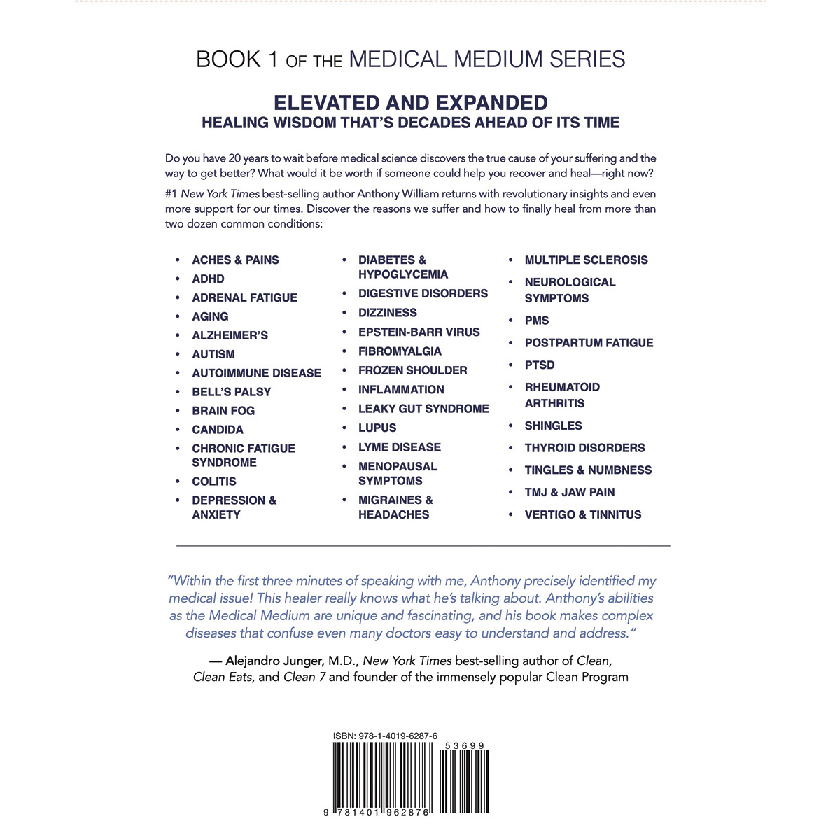 Book - Medical Medium Revised & Expanded By A. William