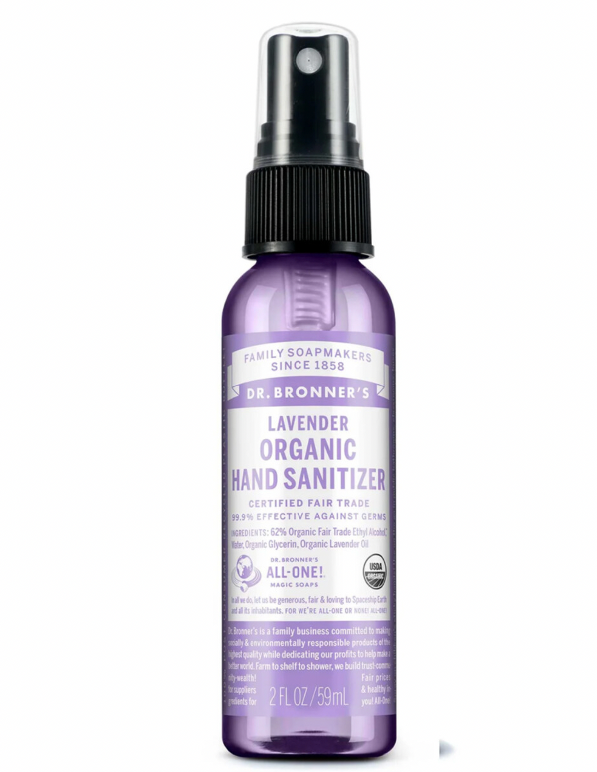 Dr Bronners - Hand Sanitizer Lavender 59ml