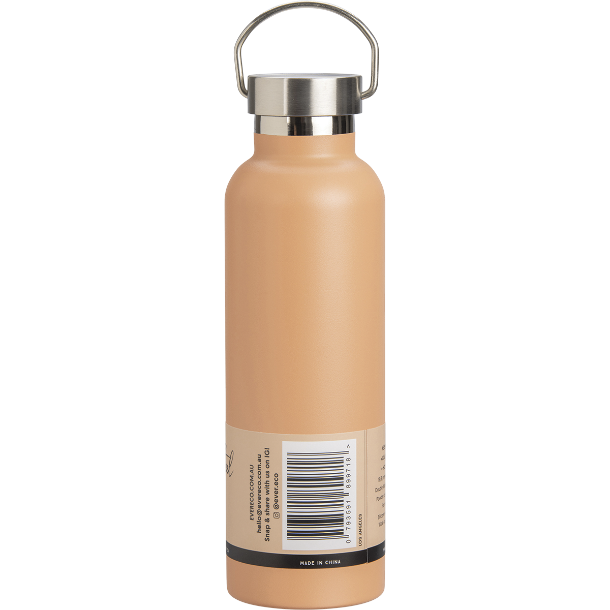 Ever Eco - Insulated Stainless Steel Bottle Los Angeles Peach 750ml