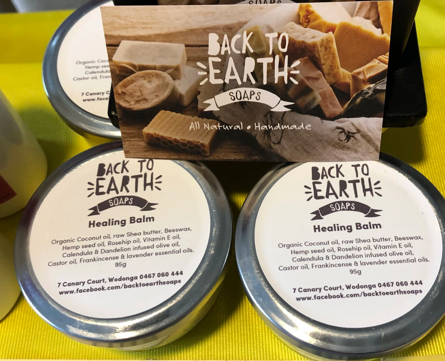 Back To Earth Soaps - Healing Balm 95g