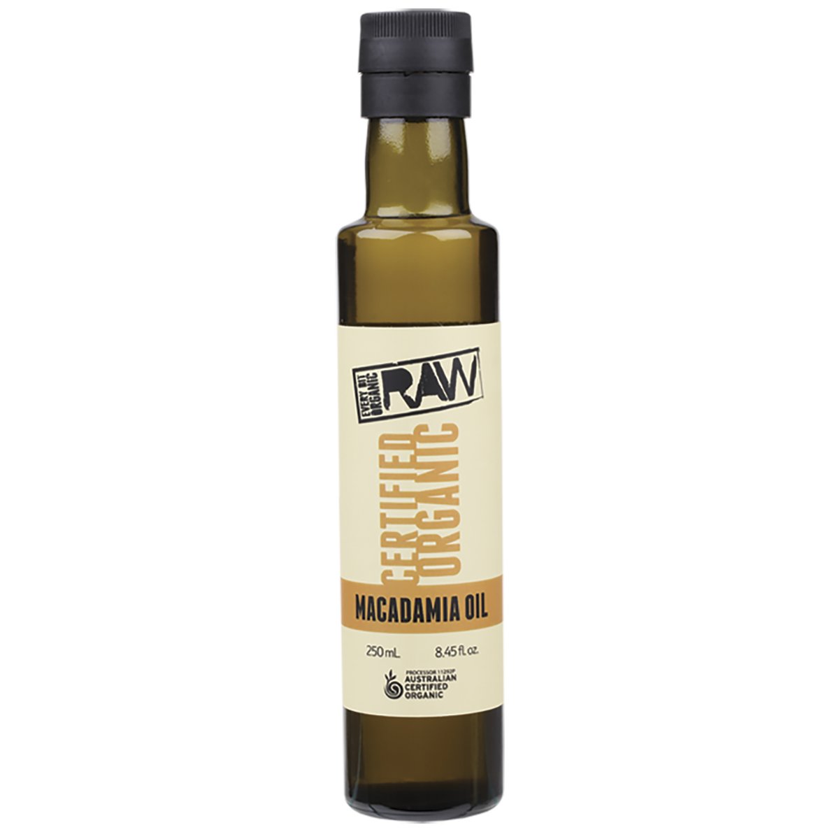 Every Bit Organic - Macadamia Oil Extra Virgin Cold Pressed Unrefined 250ml