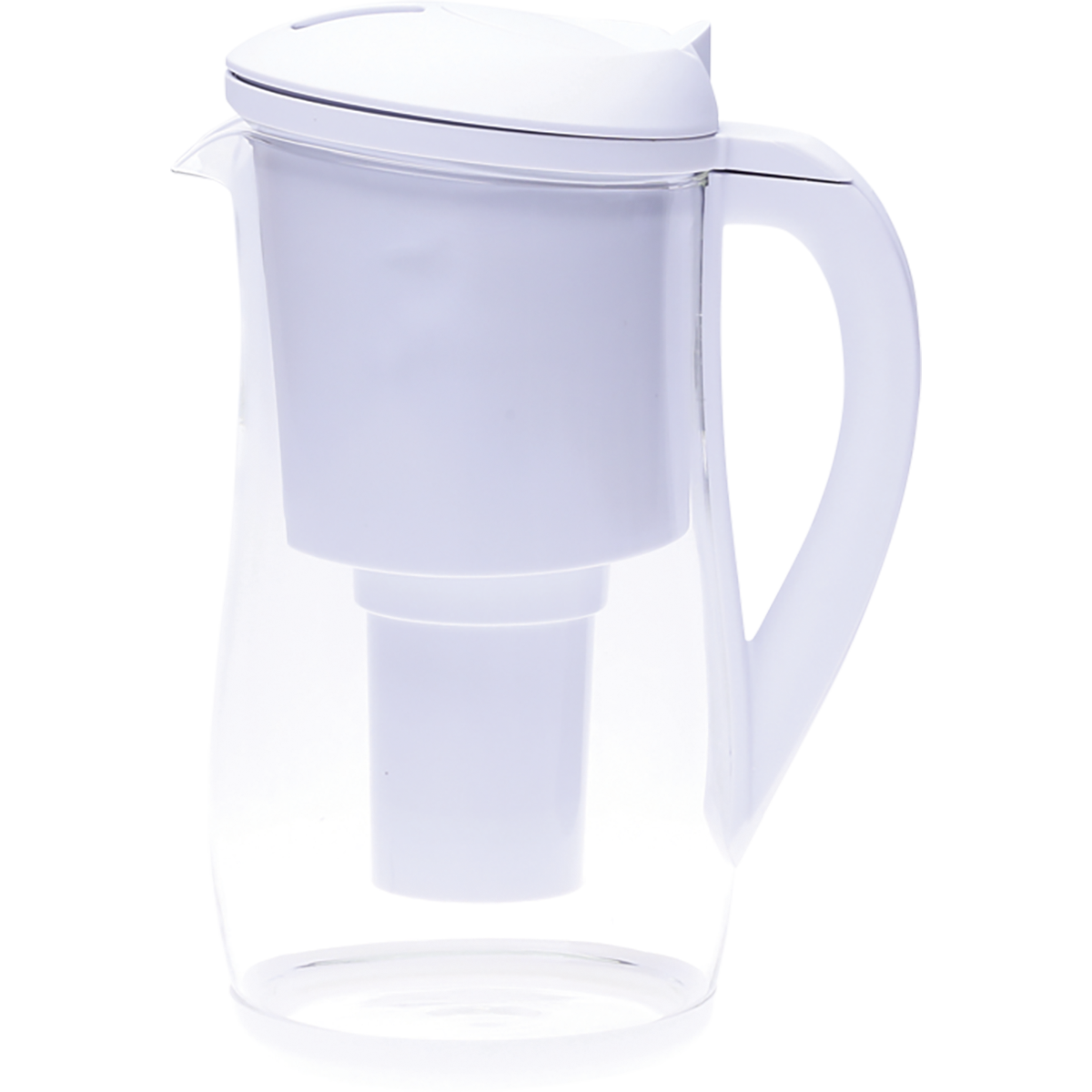 Ecobud - Gentoo Glass Water Filter Jug White 1.5lt