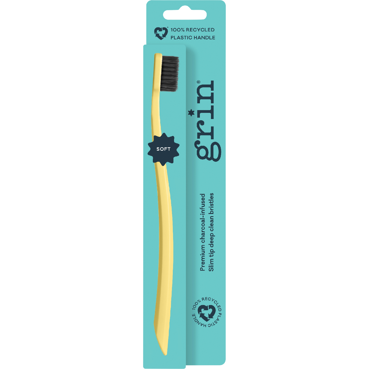 Grin - 100% Recycled Toothbrush Soft Single