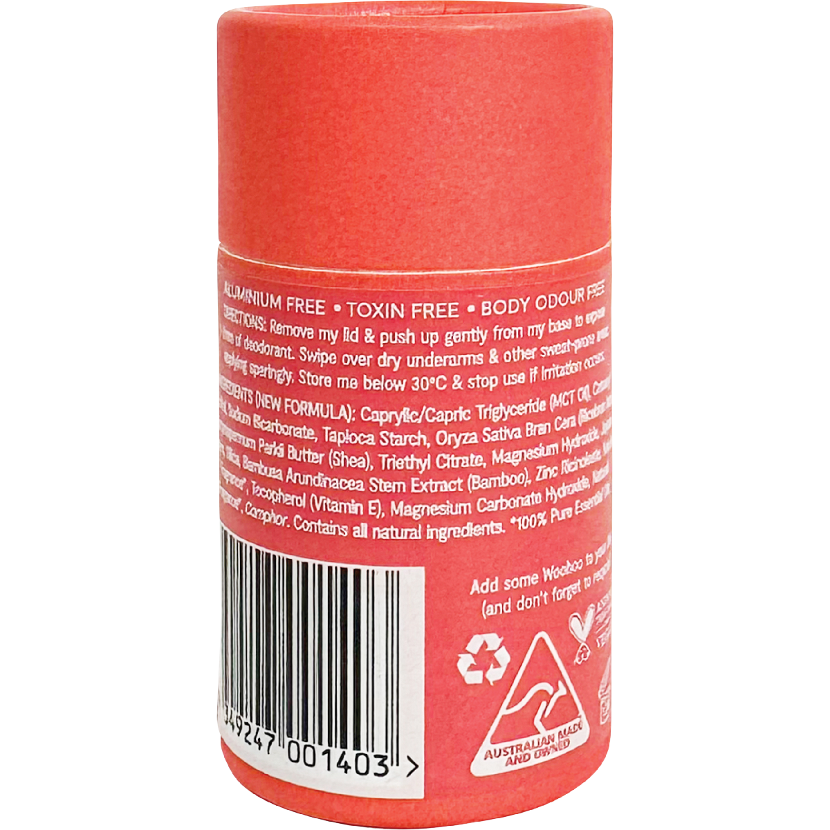 Woohoo - Deodorant Stick Urban Regular Strength 60g