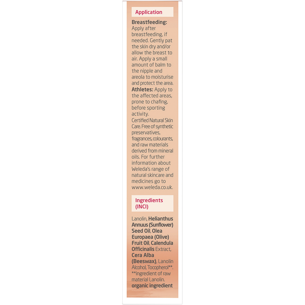 Weleda - Nipple Balm Mum 25g