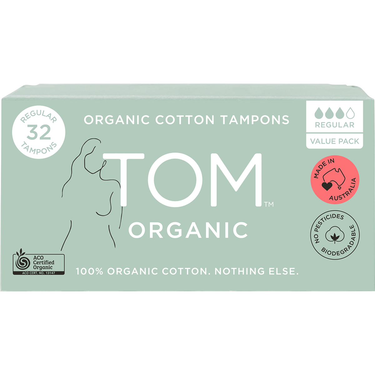 TOM Organic - Tampons Regular 32pk