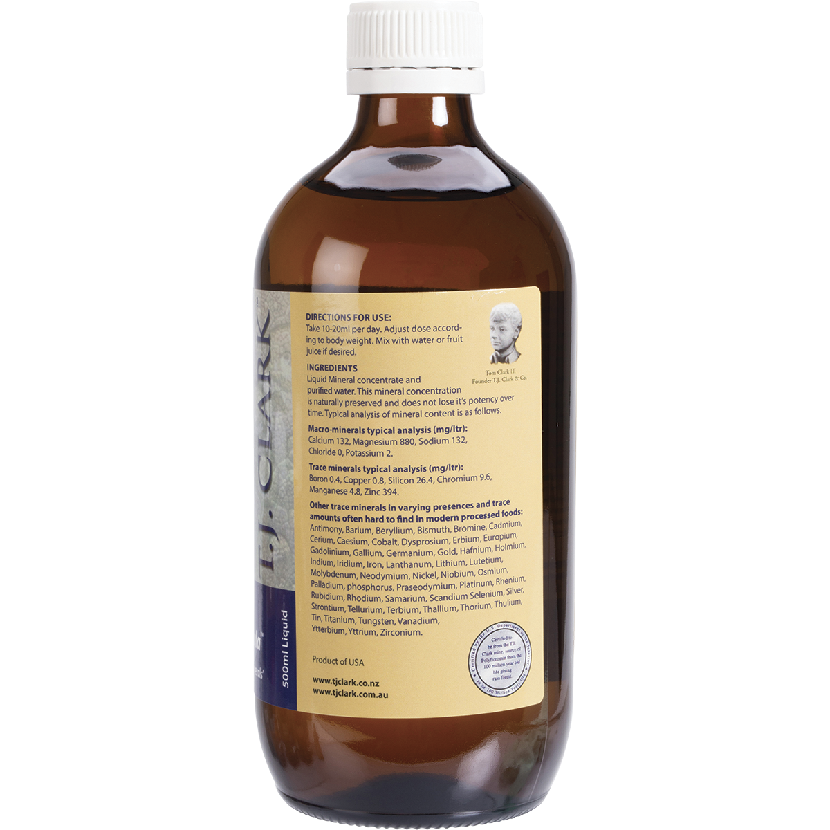 TJ Clark - Colloidal Minerals Original 500ml