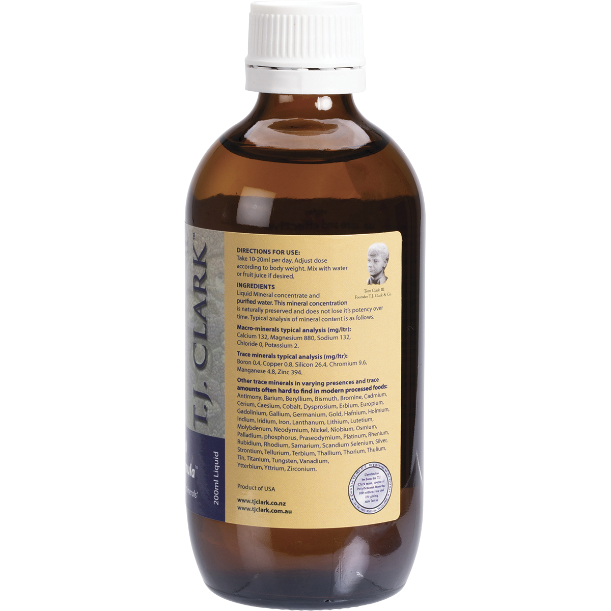 TJ Clark - Colloidal Minerals Original 200ml