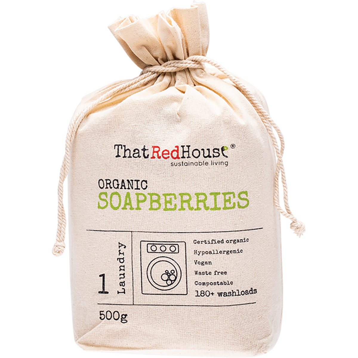 That Red House - Organic Soapberries 180+ Washloads 500g