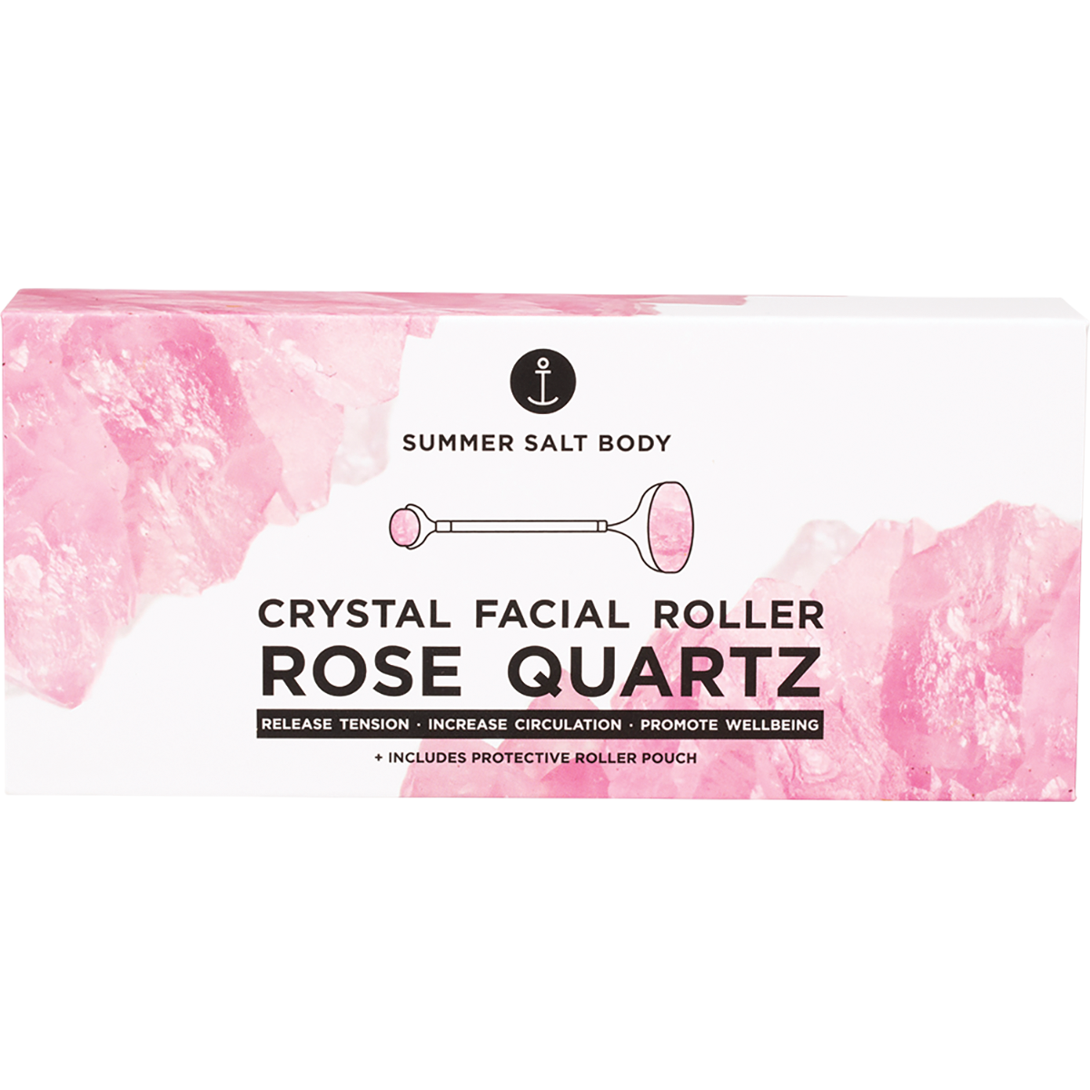 Summer Salt Body - Crystal Facial Roller Rose Quartz