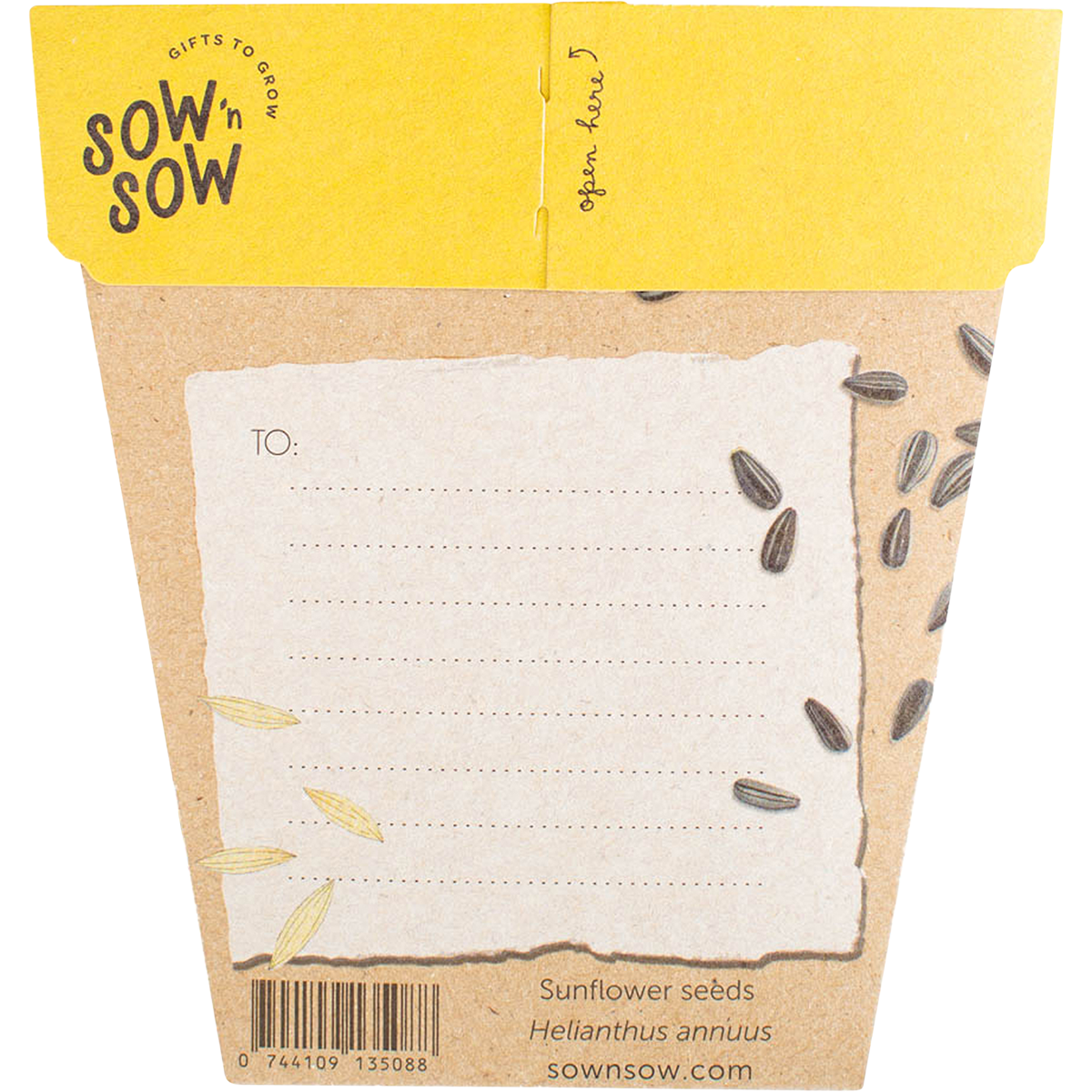 Sow n Sow - Gift of Seeds Sunflower