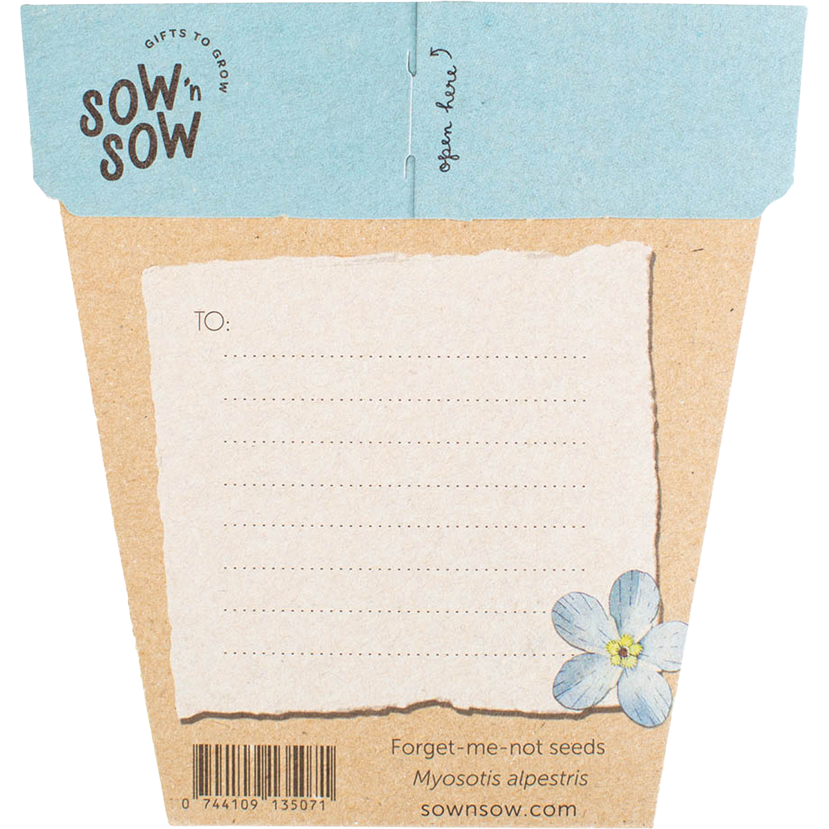 Sow 'n Sow - Gift of Seeds Forget Me Not