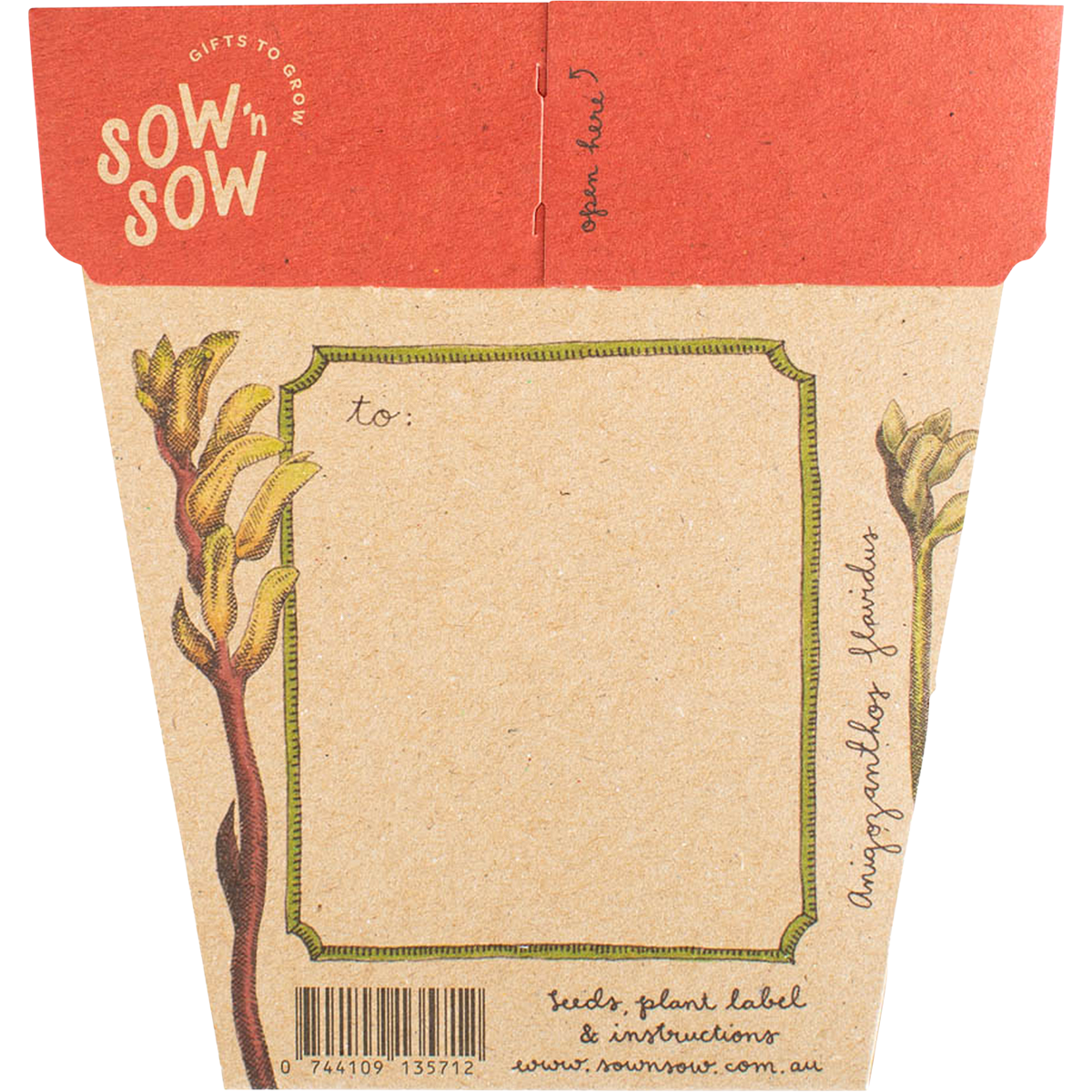 Sow 'n Sow - Gift of Seeds Kangaroo Paw