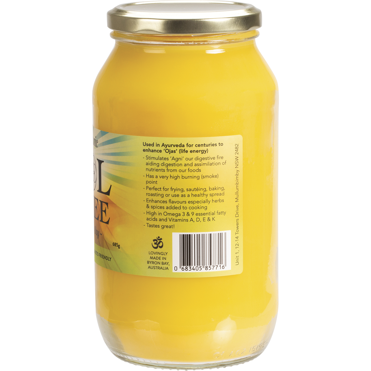 Sol - Organic Ghee 685g