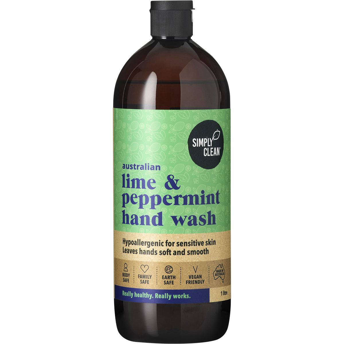Simply Clean - Hand Wash Lime & Peppermint 1lt