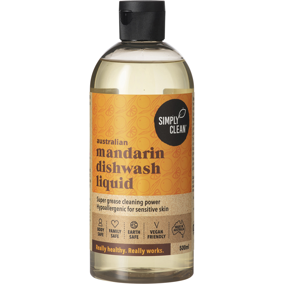 Simply Clean - Dishwash Liquid Mandarin 500ml