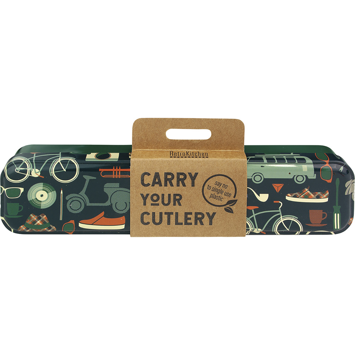 Retro Kitchen - Retro Man Stainless Steel Cutlery Set