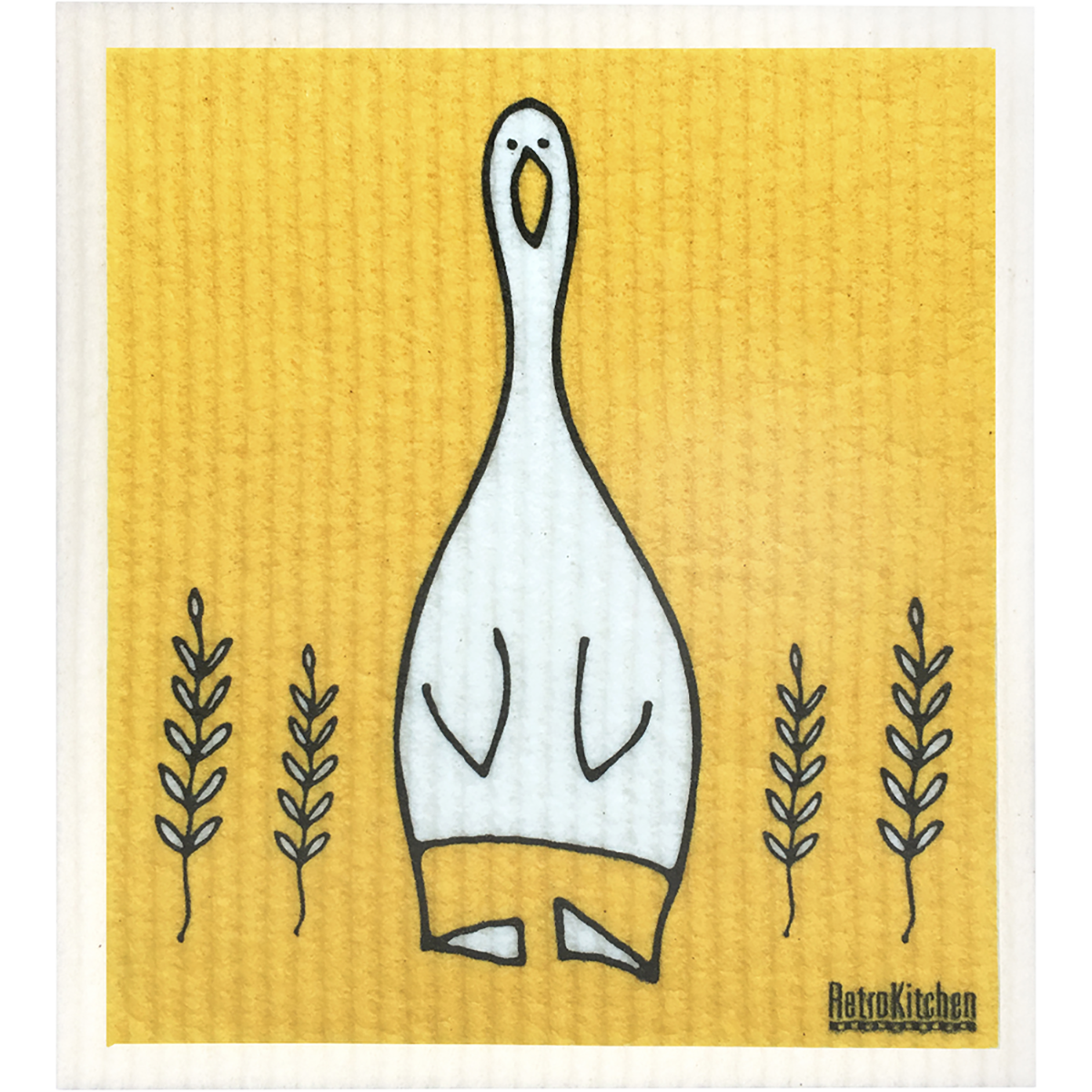 Retro Kitchen - 100% Compostable Sponge Cloth Duck