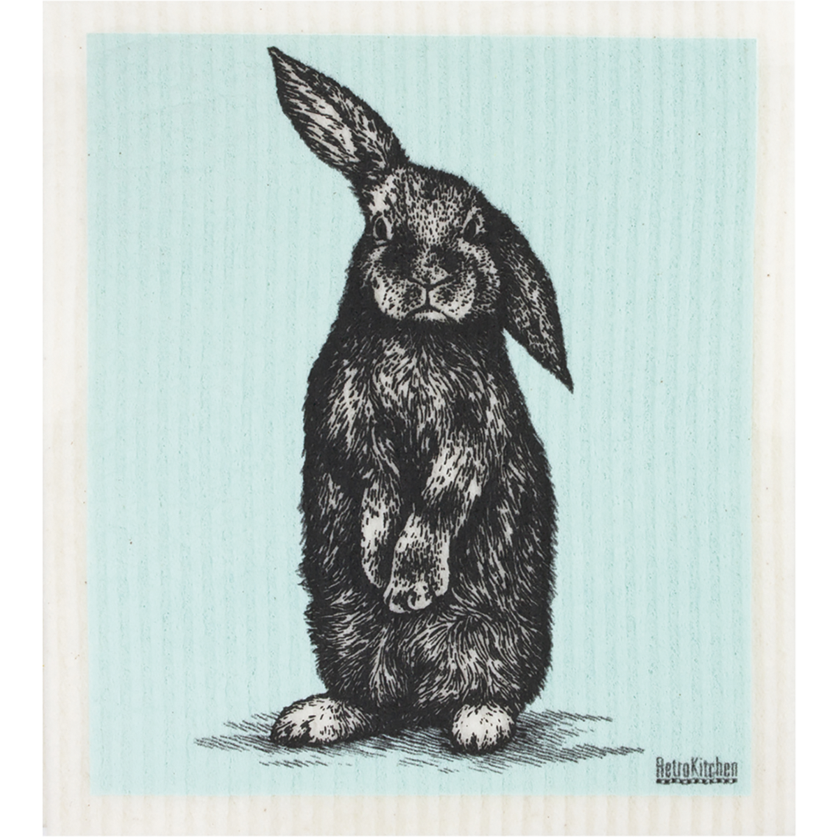 Retro Kitchen - 100% Compostable Sponge Cloth Rabbit
