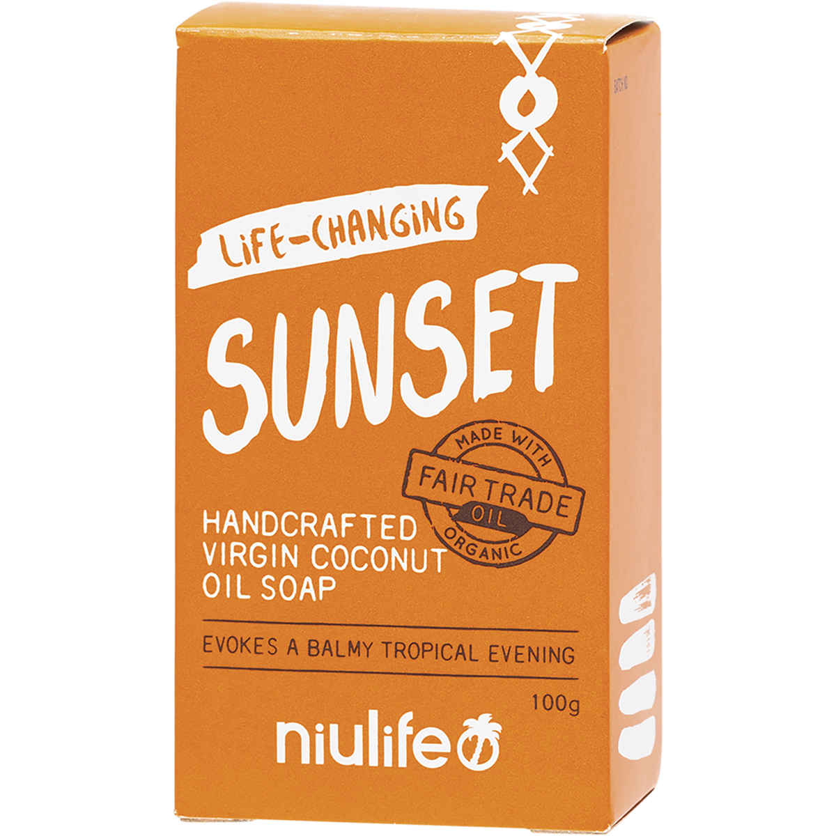 Niulife - Coconut Oil Soap Sunset 100g
