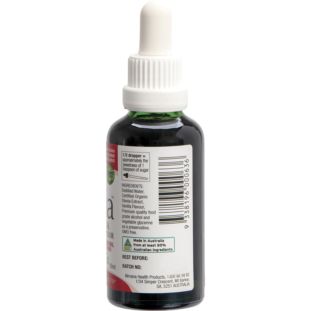 Nirvana Organics - Liquid Stevia Vanilla 50ml