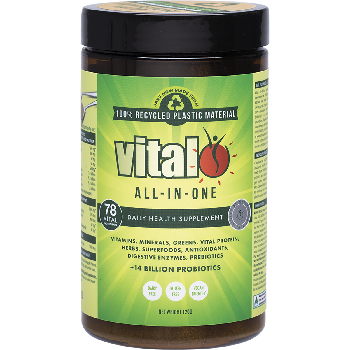 Martin & Pleasance - Vital All-In-One Daily Health Supplement 120g