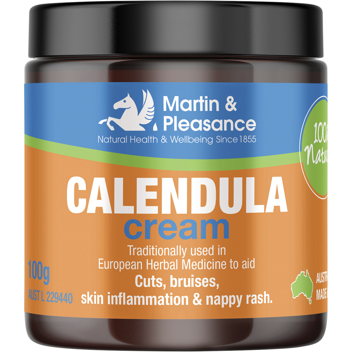 Martin & Pleasance - Calendula Herbal Cream Jar 100g