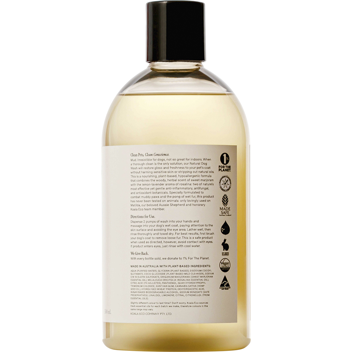 Koala Eco - Dog Wash Marjoram & Rosalina 500ml