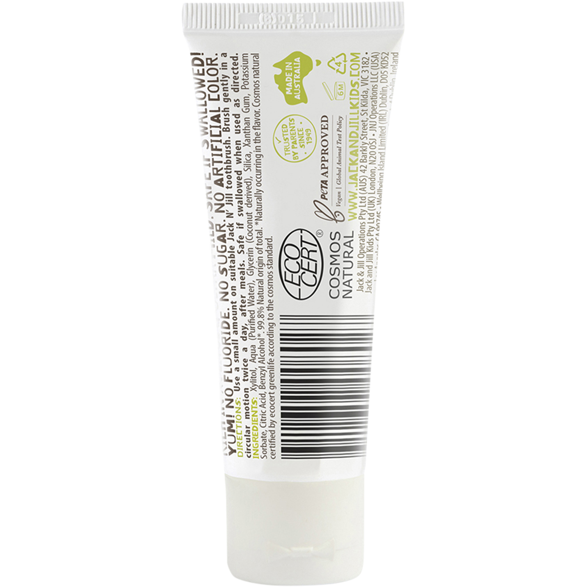 Jack n Jill - Toothpaste Children Flavour & Fluoride Free 50g