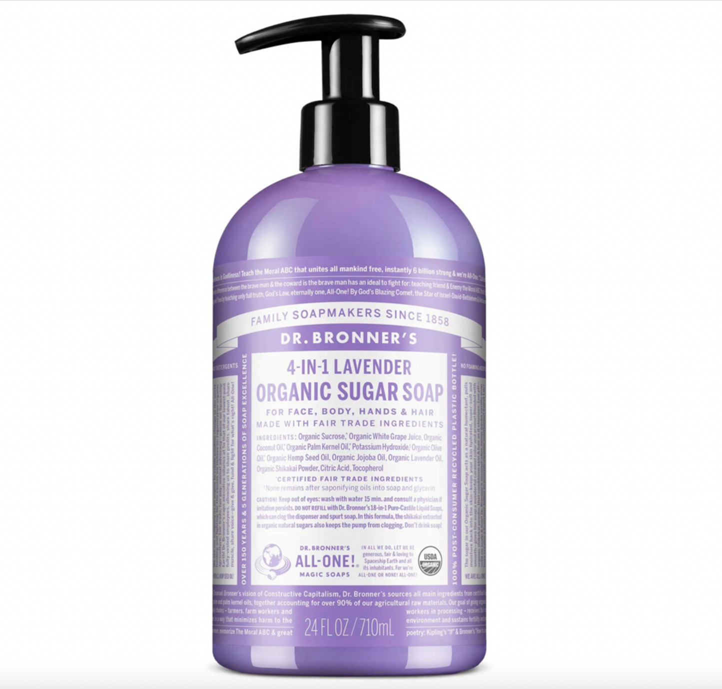 Dr Bronners - Lavender Pump Soap 710ml 710ml