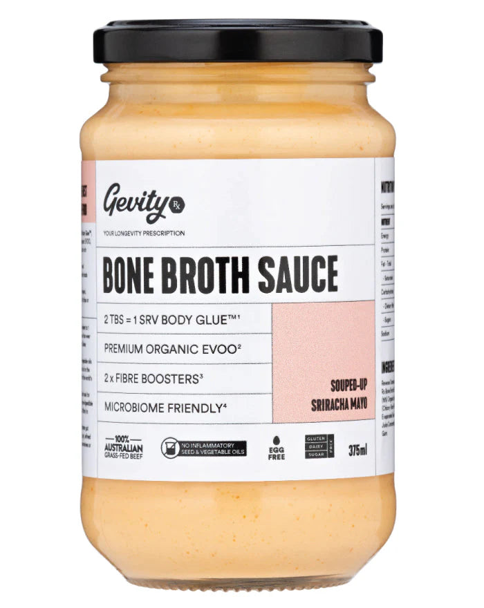 Gevity RX - Bone Broth Sauce Souped-Up Sriracha Mayo 375ml