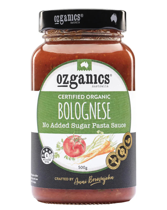 Ozganics - Bolognese Pasta Sauce 500g