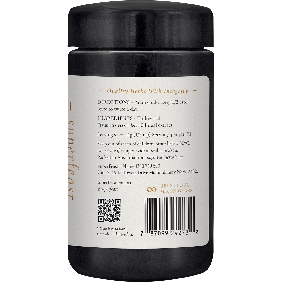 Superfeast - Turkey Tail 100g