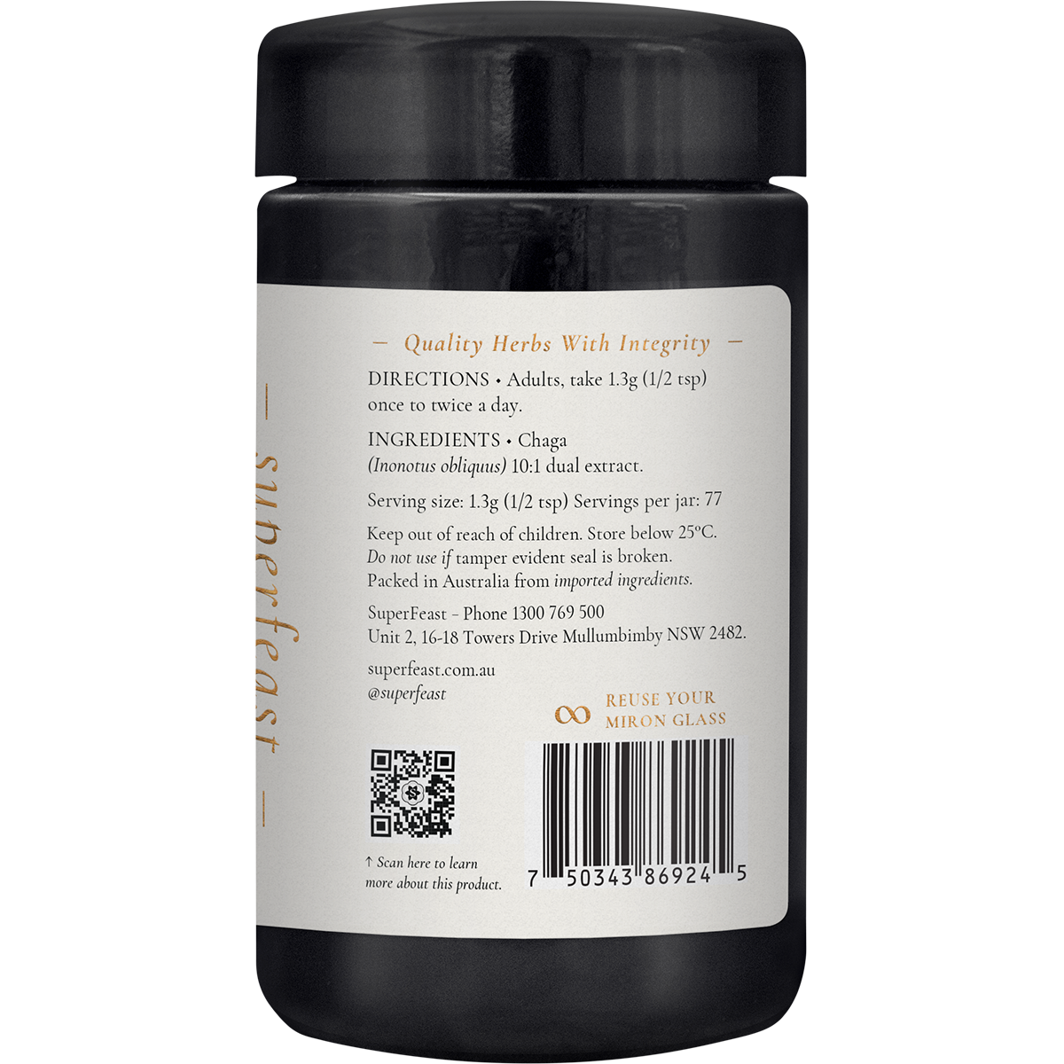 Superfeast - Chaga 100g