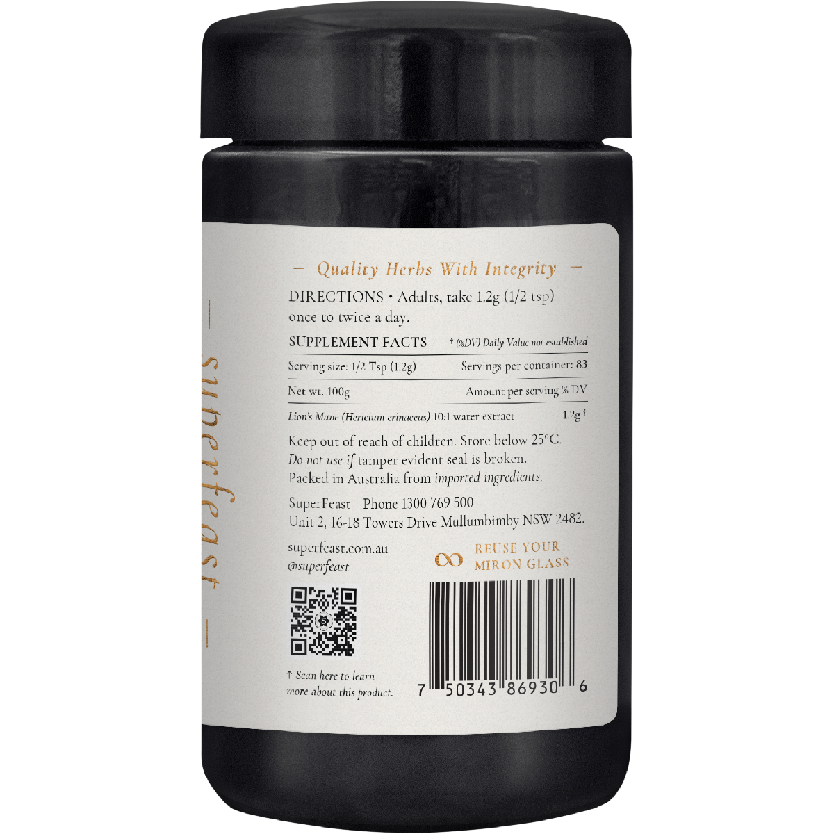 Superfeast - Lion's Mane 100g