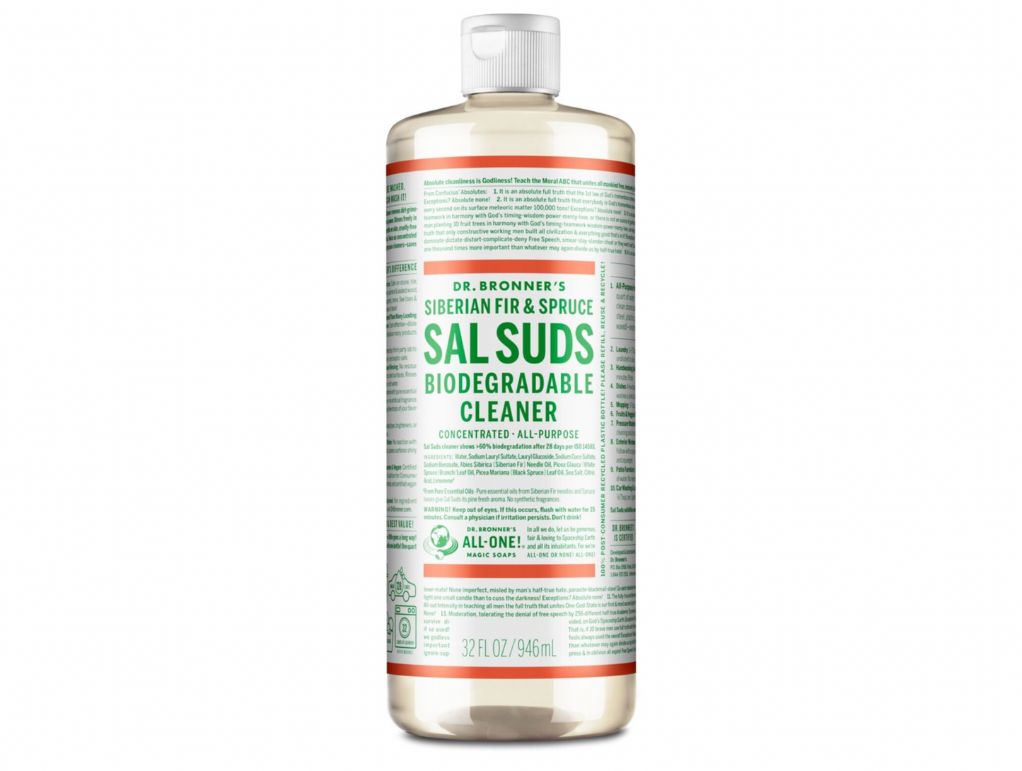 Dr Bronners - Sal Suds Biodegradable Cleaner 946ml