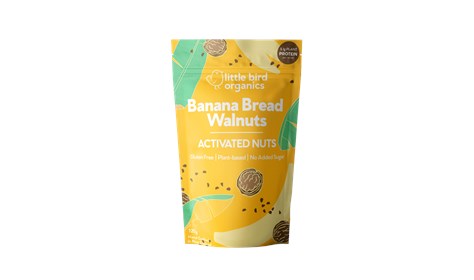 Little Bird Organics - Organics Activated Nuts - Banana Bread Walnuts 120g
