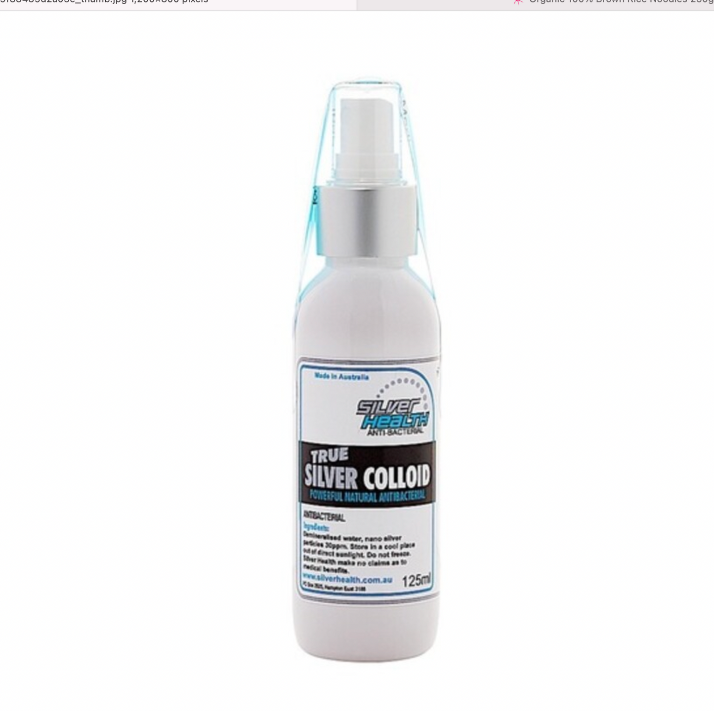 Silver Health - True Silver Colloid Spray 125ml